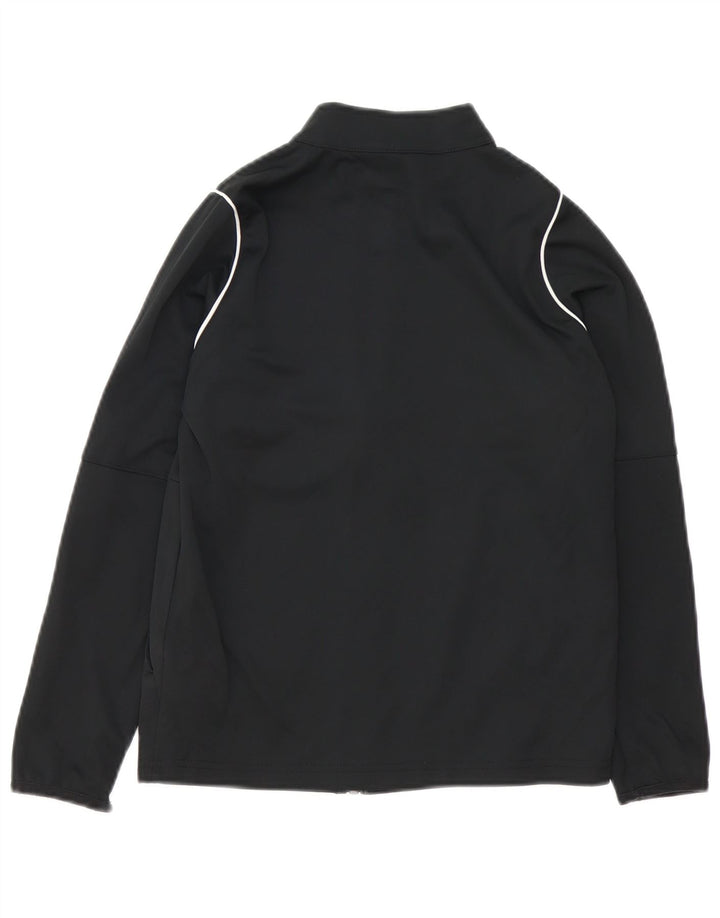 NIKE drenge Dri Fit grafisk træningsdragt topjakke 10-11 år Medium Sort