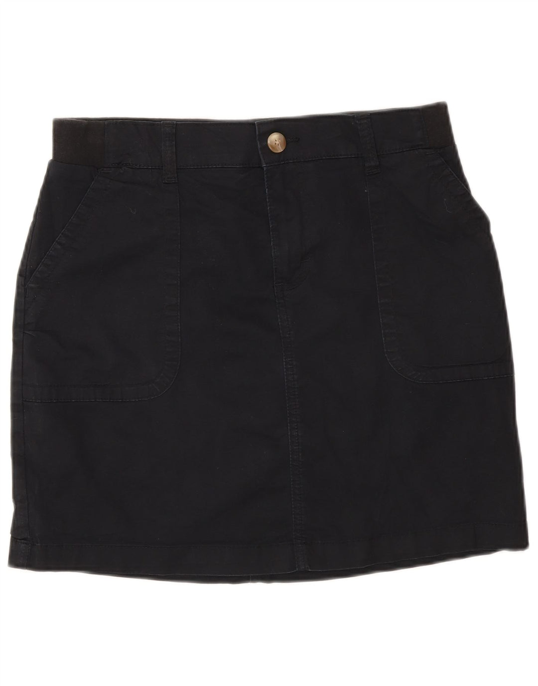 Lee Womens Regular Fit Skort US 8 Medium Black Cotton