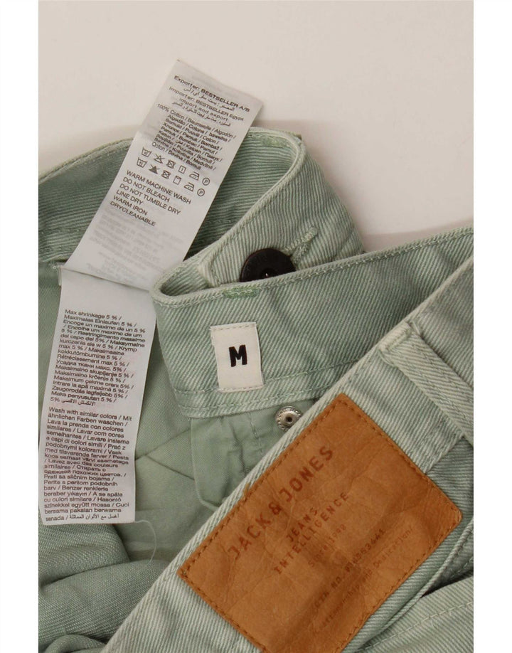 Jack & Jones Herre Regular Fit denimshorts Medium W32 Grøn bomuld