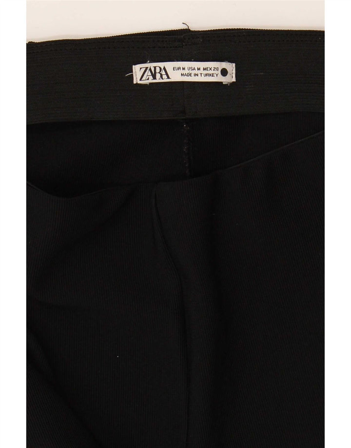Zara Dame Flare Casual Bukser Medium W28 L32 Sort