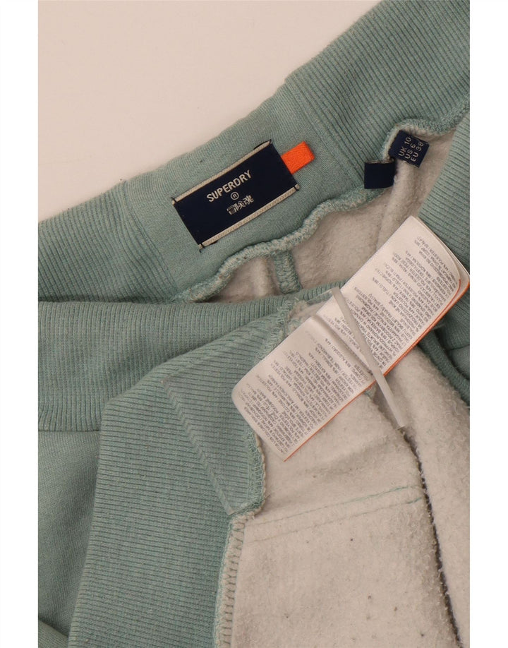 Superdry Womens Oversized fuld træningsdragt UK 10 Lille grøn bomuld