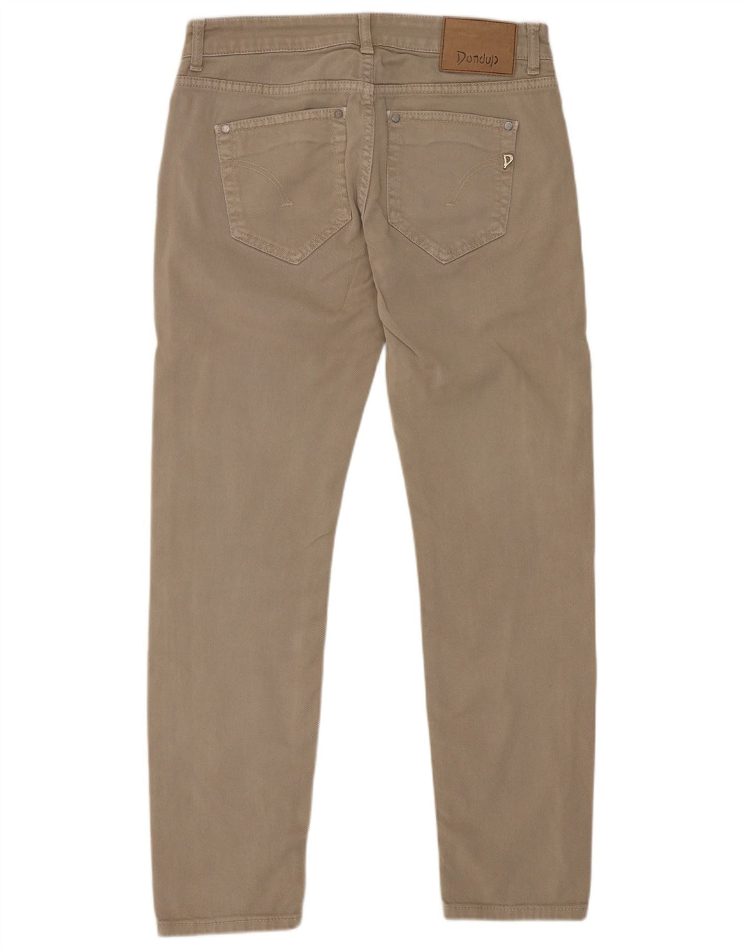 Dondup Dame Slim Jeans W28 L27 Beige Bomuld