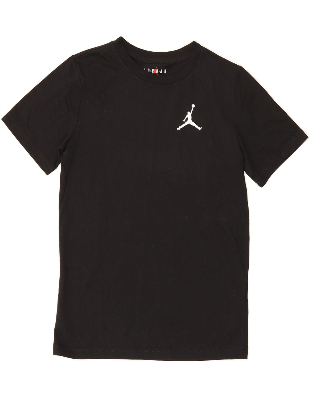 JORDAN Boys T-Shirt Top 12-13 Years Large Black Cotton Vintage Jordan and Second-Hand Jordan from Messina Hembry 