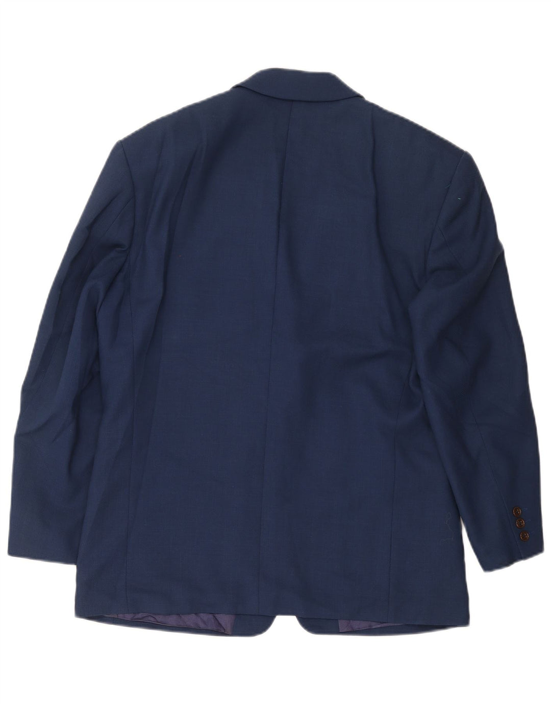 Marks & Spencer Herre 3-knaps blazerjakke UK 40 Medium Blue Viscose