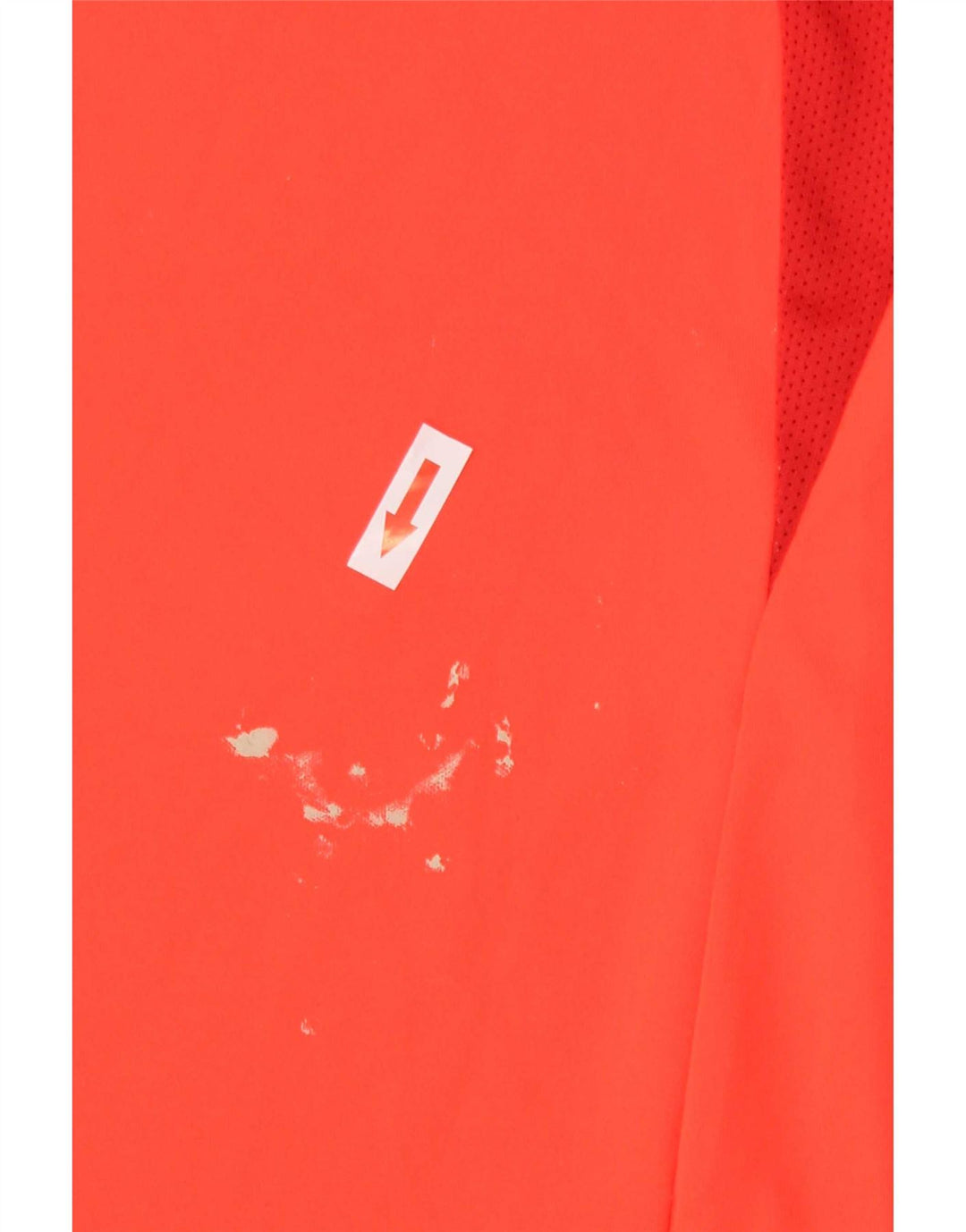 Nike Grafisk T-shirt til mænd, top Medium Orange Colourblock Polyester