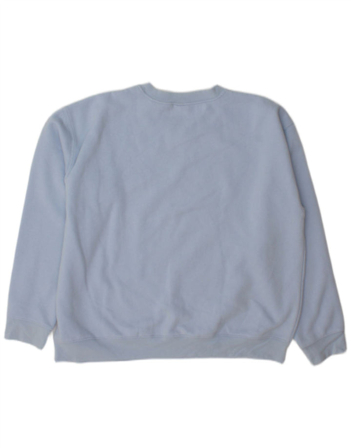 Levi's Dame Sweatshirt Jumper UK 16 Stor Blå Bomuld