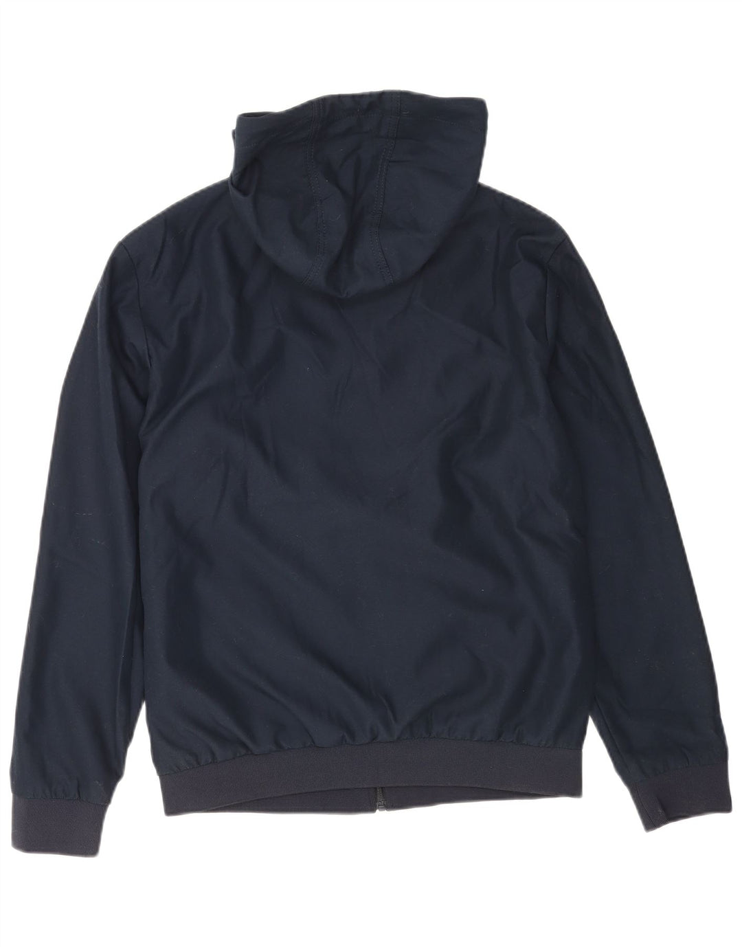 Jack & Jones Herre Hooded Bomber Jacket UK 40 Large Navy Blue Polyester