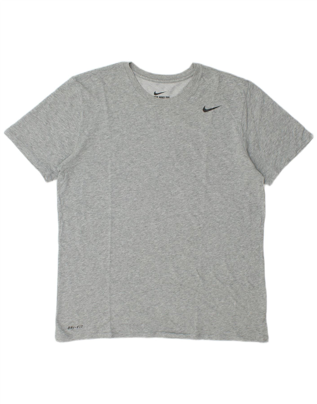 Nike Herre Athletic Fit Grafisk T-Shirt Top Stor Grå Flecked