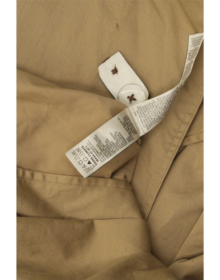 Marks & Spencer Trench Coat til kvinder UK 20 2XL Beige Bomuld