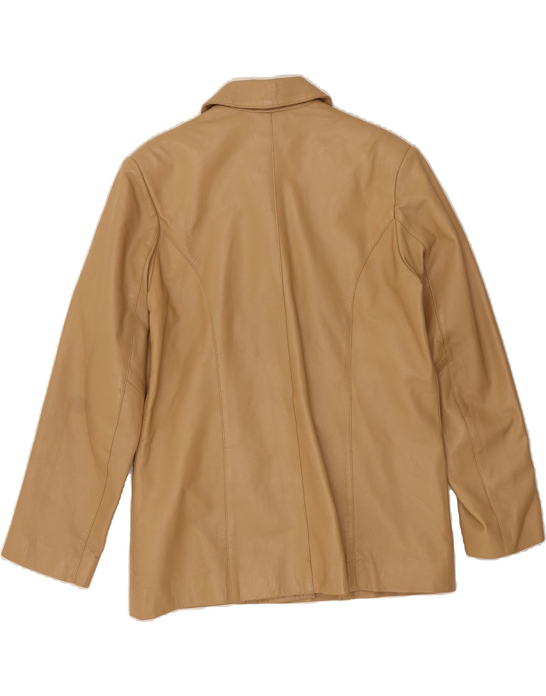 ARM'S Womens Leather Jacket UK 18 XL Beige Leather Vintage ARM'S and Second-Hand ARM'S from Messina Hembry 