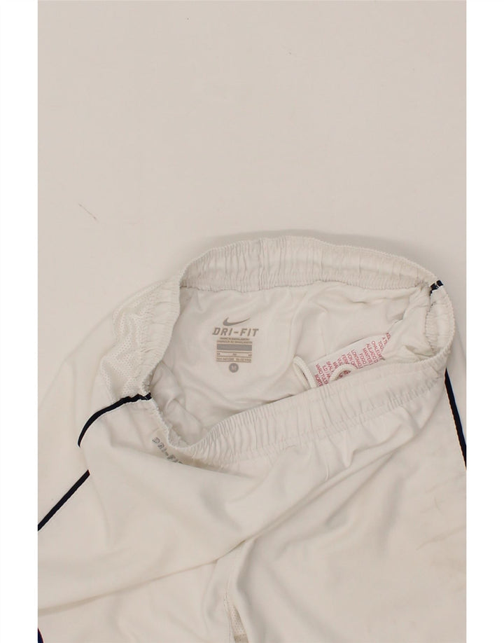 NIKE Boys Paris Saint- Germain Sport Shorts 10-11 Years Medium White Vintage Nike and Second-Hand Nike from Messina Hembry 