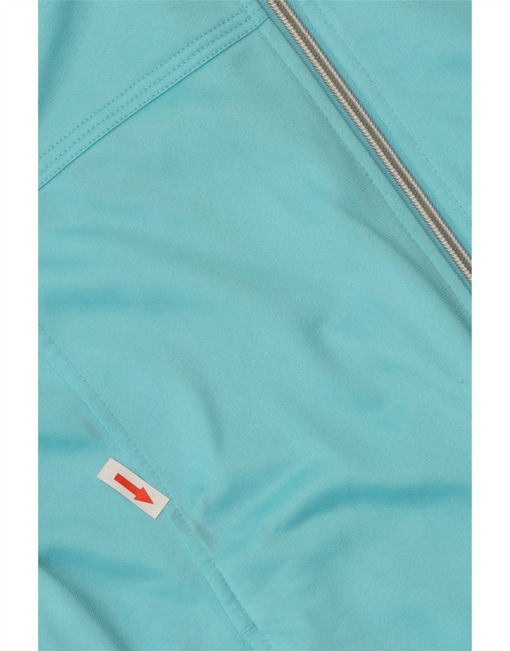 Diadora træningsdragt topjakke til kvinder UK 18 XL Blå Colourblock Polyester