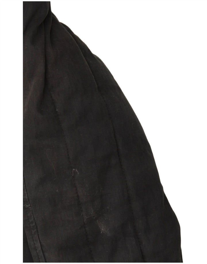 Levi's Womens Crop Utility Jacket UK 16 Large Black