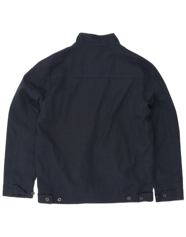 Ben Sherman Herre Bomber Jacket UK 38 Medium Navy Blue Bomuld