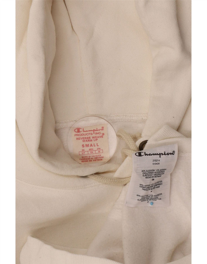 Champion Herre Reverse Weave Hoodie Jumper Lille hvid Bomuld