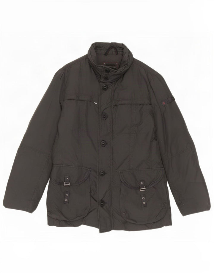 PEUTEREY Herre Utility Jacket EU 50 Medium Grå Polyamid