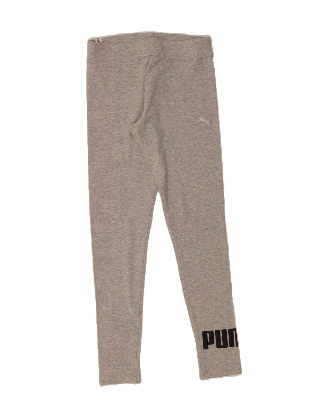 PUMA Womens Graphic Leggings UK 10 Small Grey Cotton Vintage Puma and Second-Hand Puma from Messina Hembry 