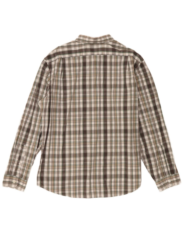Eddie Bauer Herre Classic Fit skjorte XL flerfarvet ternet bomuld