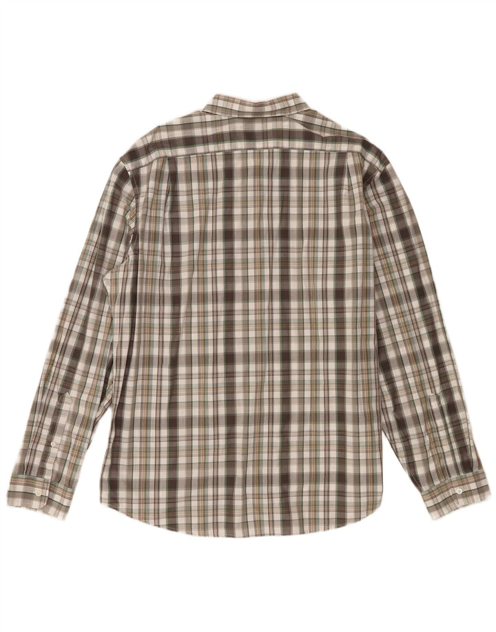 Eddie Bauer Herre Classic Fit skjorte XL flerfarvet ternet bomuld