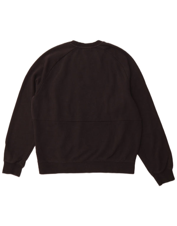 NIKE grafisk sweatshirt til mænd Medium Sort Colourblock Bomuld