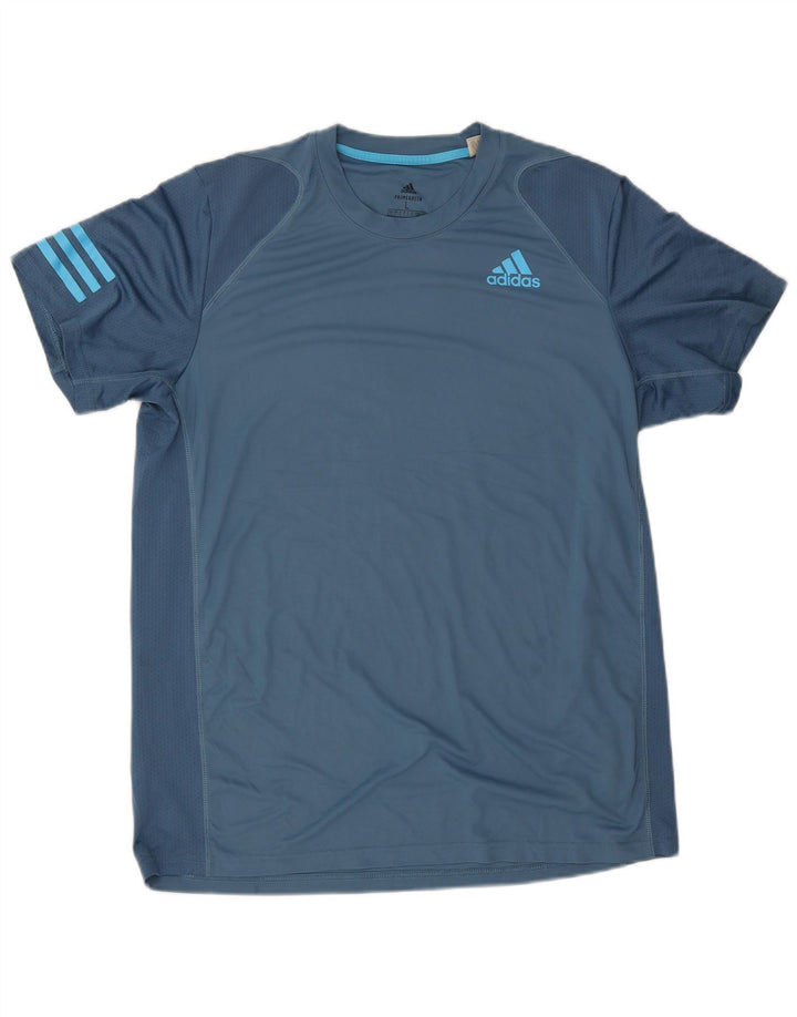 Adidas Herre Aeroready T-Shirt Top Stor Blå Polyester