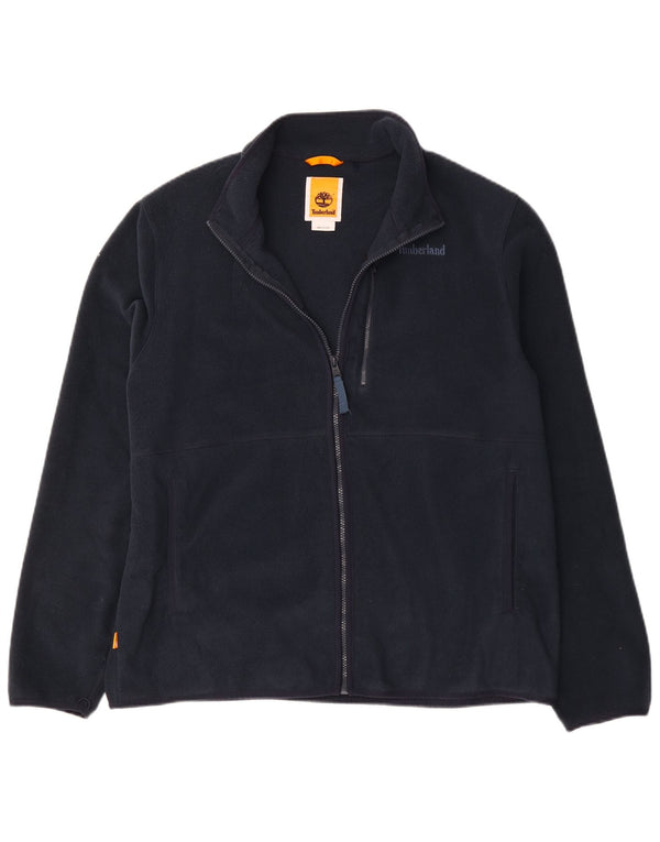 Timberland Herre Liner Fleece Jakke UK 44 2XL Navy Blue Polyester