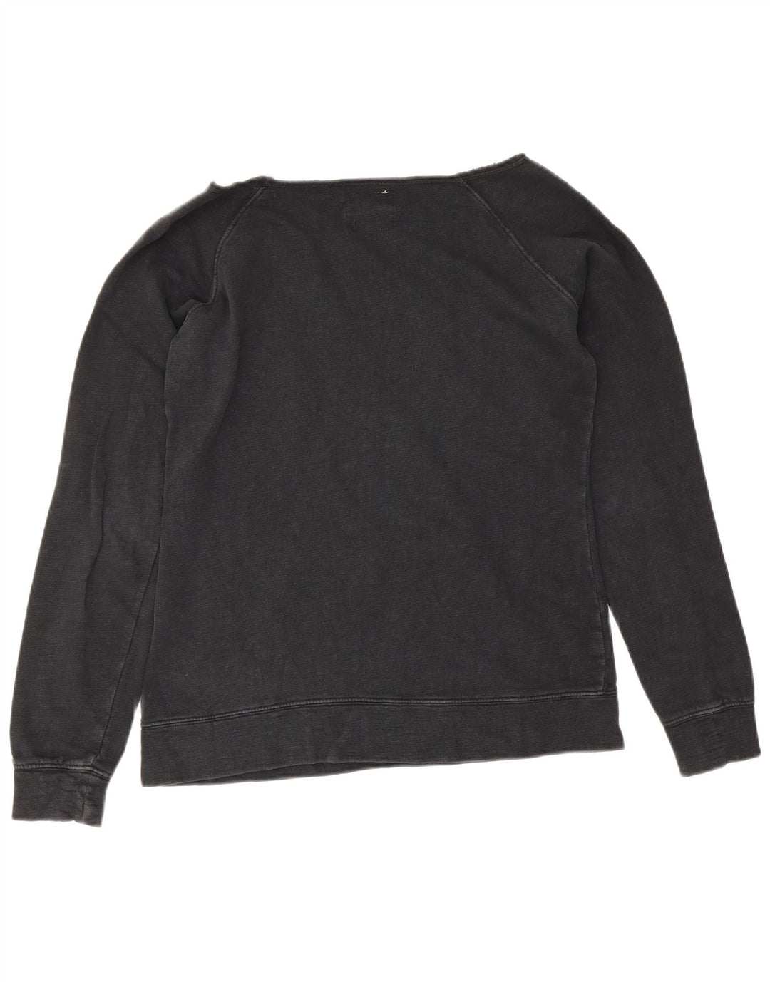 Champion Womens Heritage Oversized Sweatshirt Jumper UK 10 Small Black