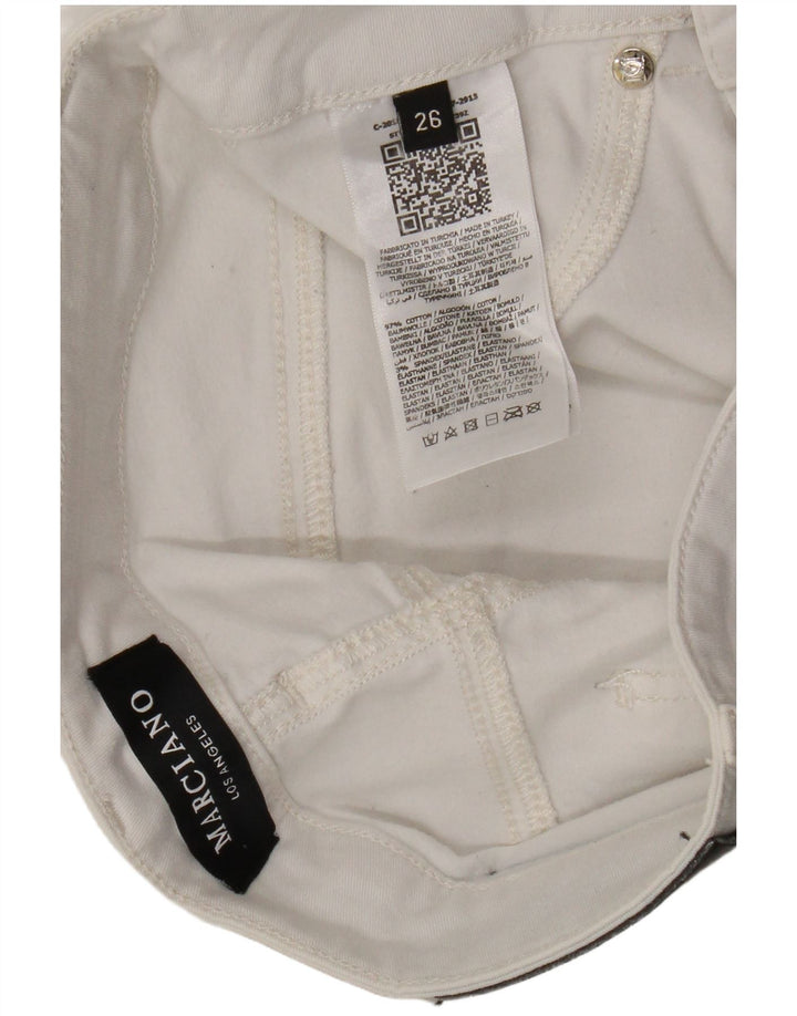 Marciano Dame Skinny Jeans W26 L27 Hvid Bomuld