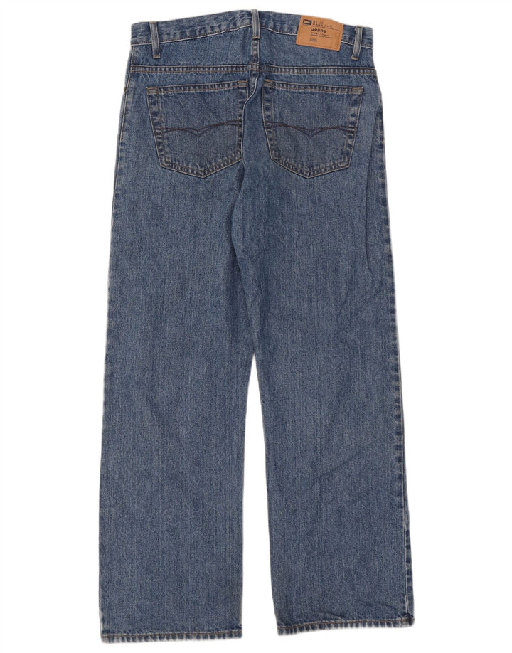 Marks & Spencer Herre Blue Harbor Straight Jeans W32 L29 Blue Cotton