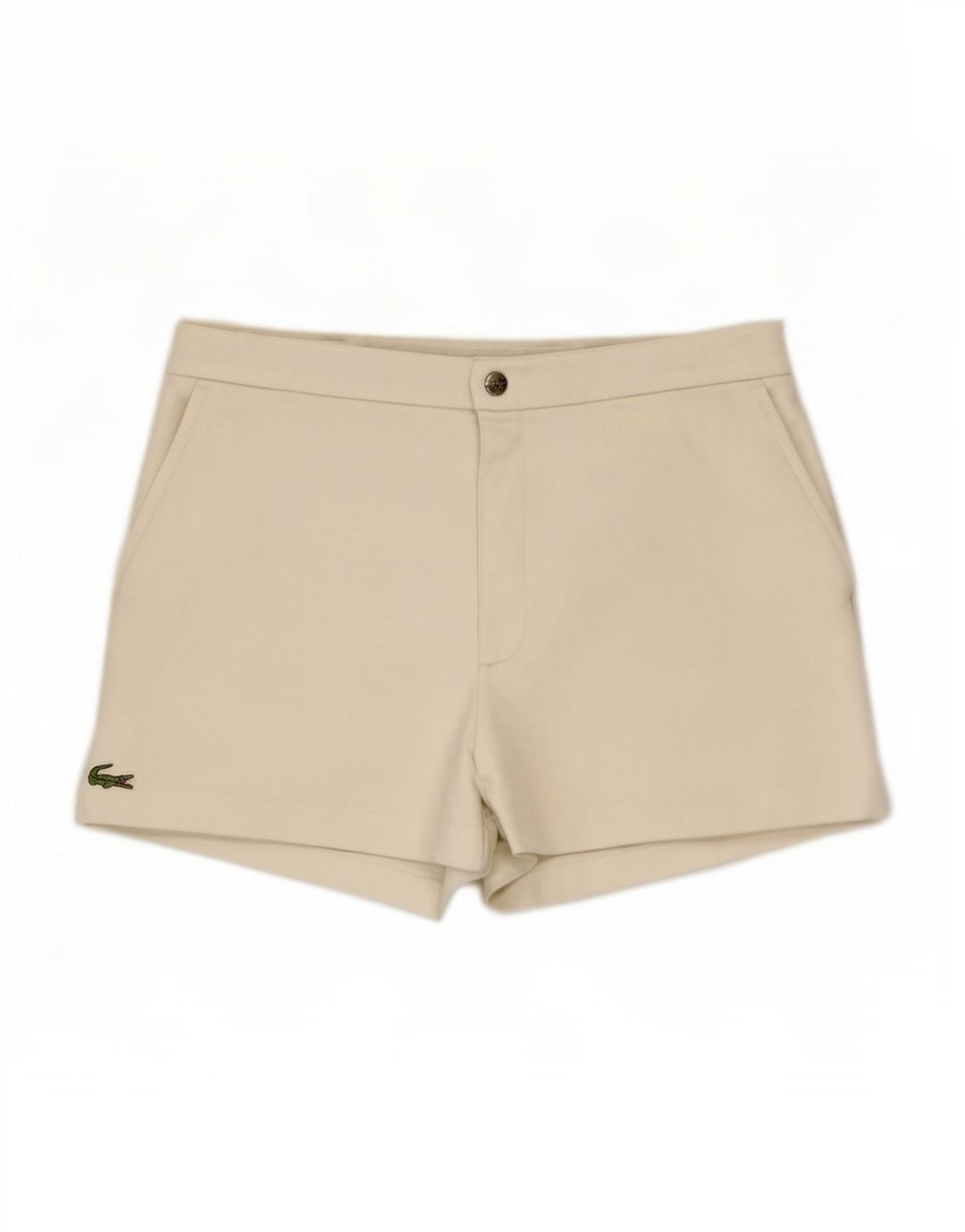 Lacoste Herreshorts Størrelse 4 Medium W30 Hvid Polyester