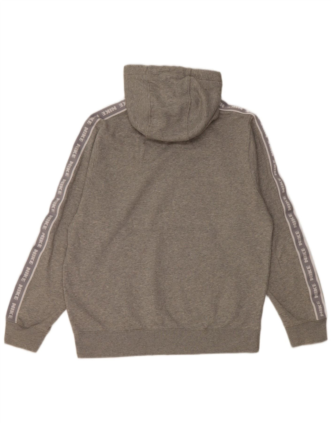 Nike grafisk hættetrøje til mænd mellemgrå flækket bomuld