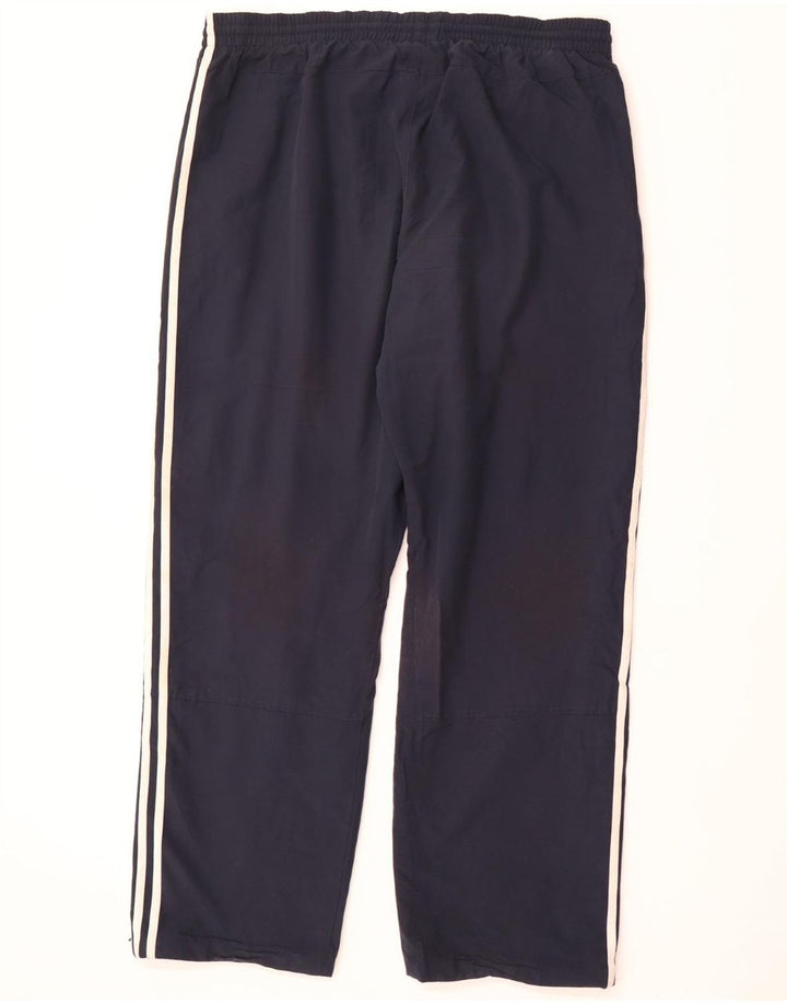 ADIDAS Mens Tracksuit Trousers XL  Navy Blue Polyester Vintage Adidas and Second-Hand Adidas from Messina Hembry 