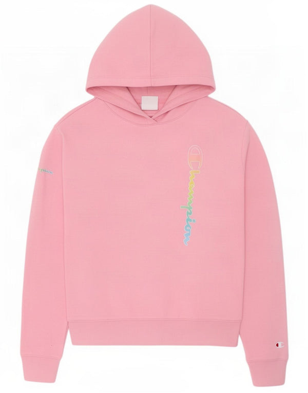 Champion piger grafisk hættetrøje 11-12 år Large Pink