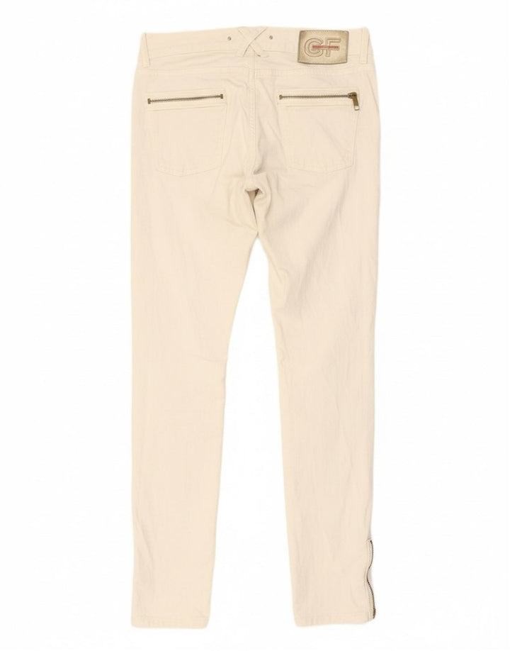 GF FERRE Womens Slim Jeans W28 L29 White