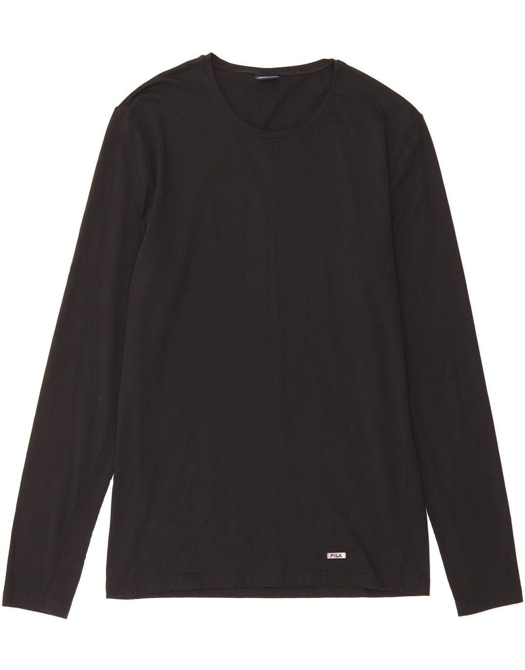 FILA Womens Top Long Sleeve UK 12 Medium Black Vintage Fila and Second-Hand Fila from Messina Hembry 