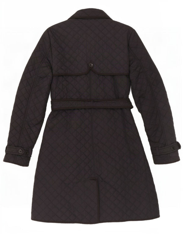 Hobbs Quiltet overfrakke til kvinder UK 8 Small Navy Blue