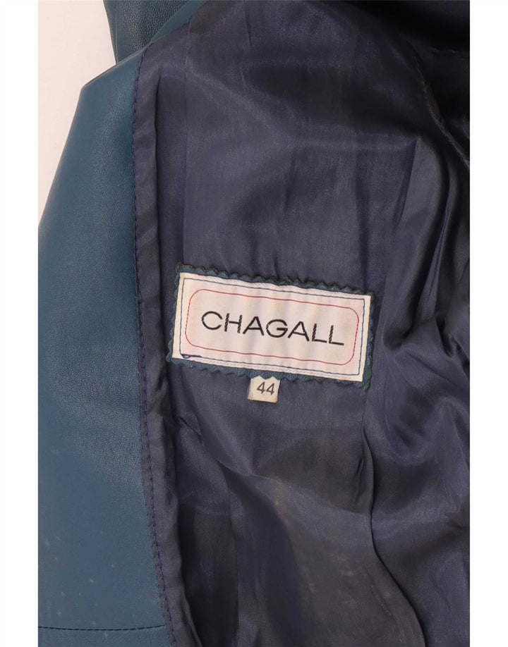 Chagall Dame Læderjakke IT 44 Medium Blue