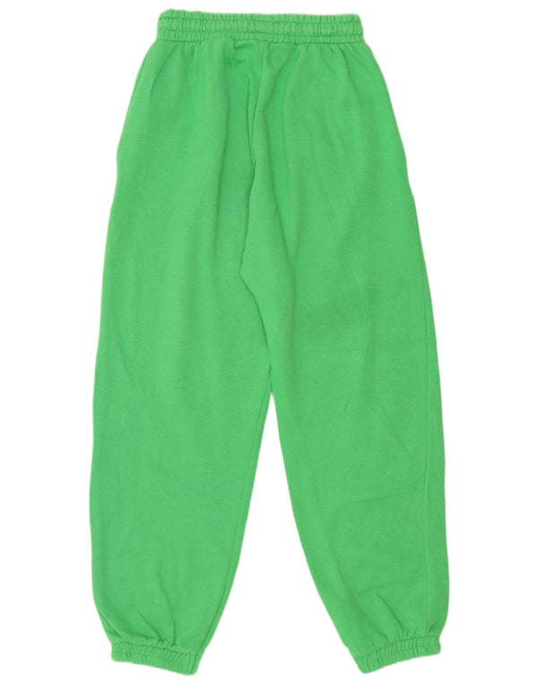 Zara Dame træningsdragt Bukser Joggers UK 8 Small Green Polyester