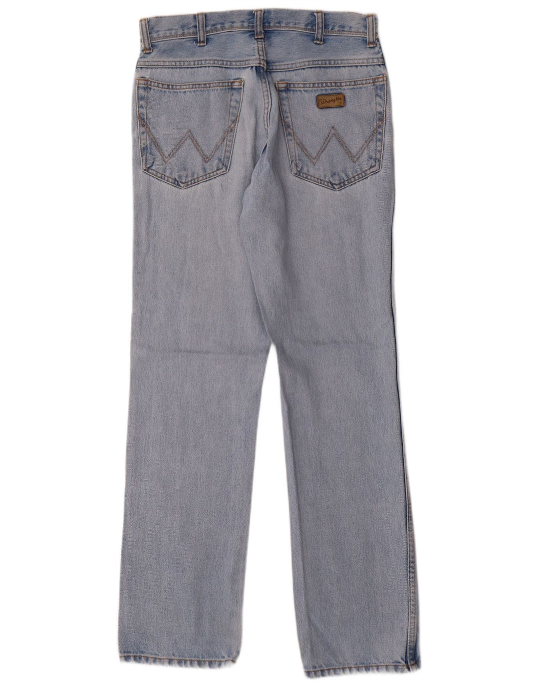 WRANGLER Herre Regular Fit Straight Jeans W32 L32 Blå Bomuld