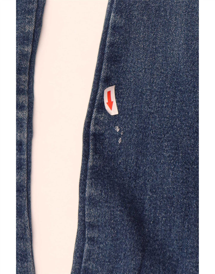 Zara Dame Flared Jeans EU 38 Small W28 L34 Blå Bomuld