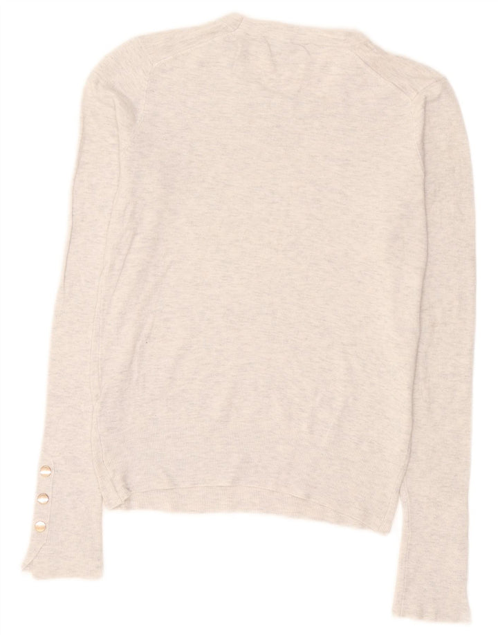 Zara Dame sweater med rund hals DK 12 Medium Grå Flecked