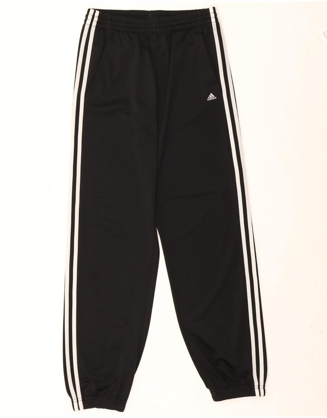 Adidas Drenge Træningsdragt Bukser Joggers 15-16 År Sort Polyester