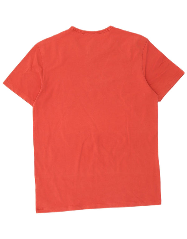 Guess Grafisk T-shirt top til kvinder UK 18 XL rød bomuld