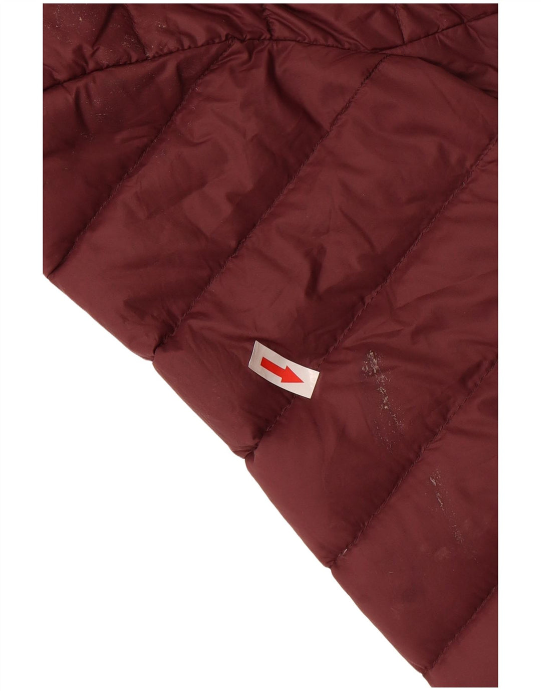Schott Herre hættepolstret jakke UK 40 Large Burgundy Nylon
