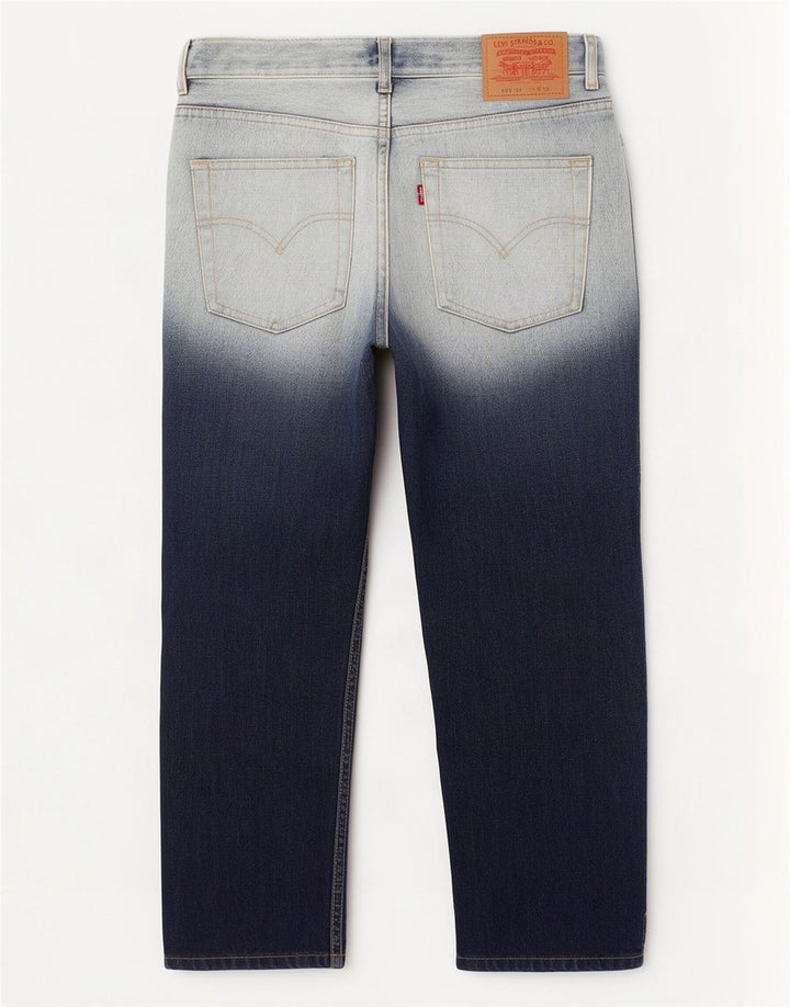 Levi's Herre 661 Capri Jeans W32 L22 Navy Blue Colourblock