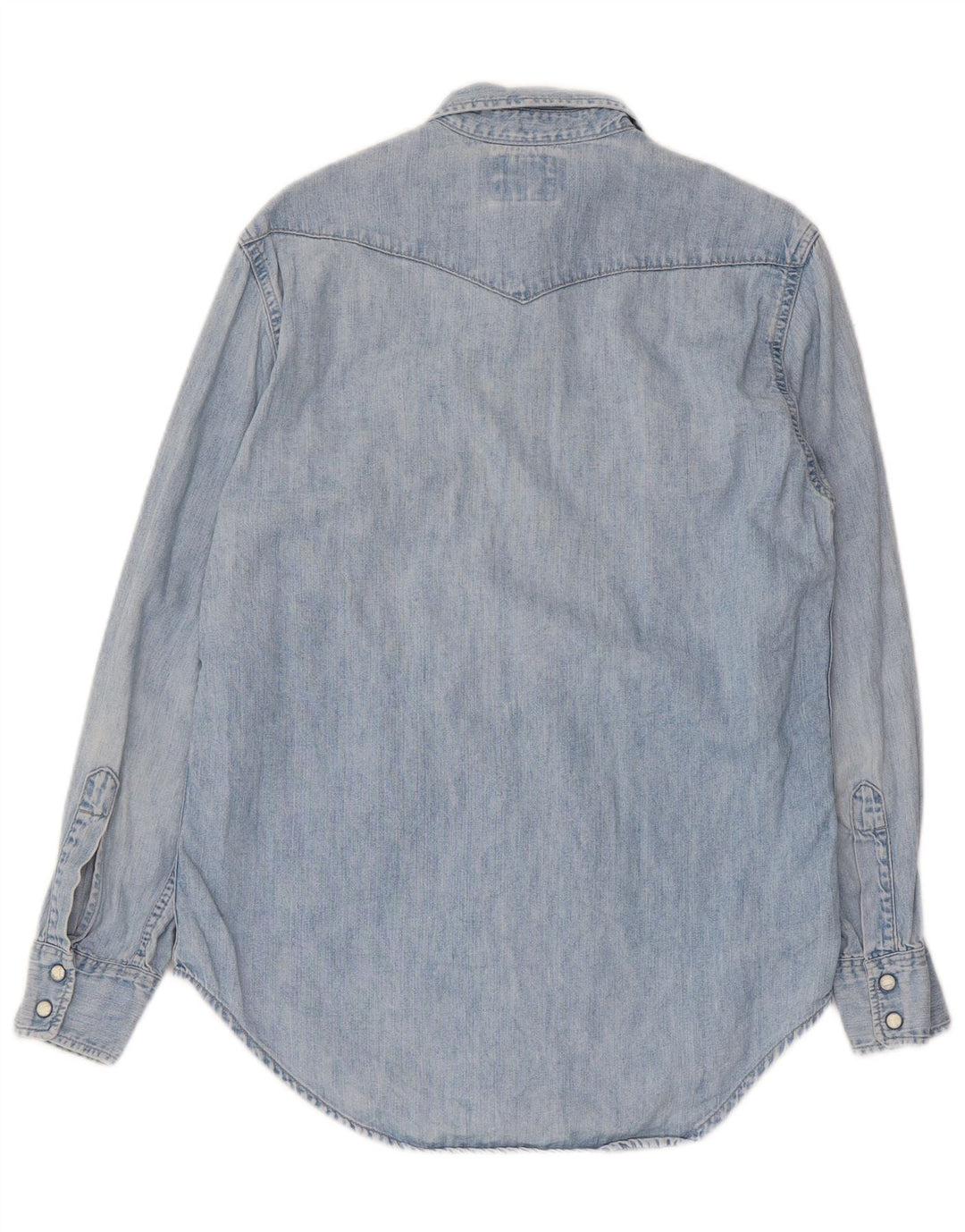 Levi's Denimskjorte til mænd, lille blå bomuld