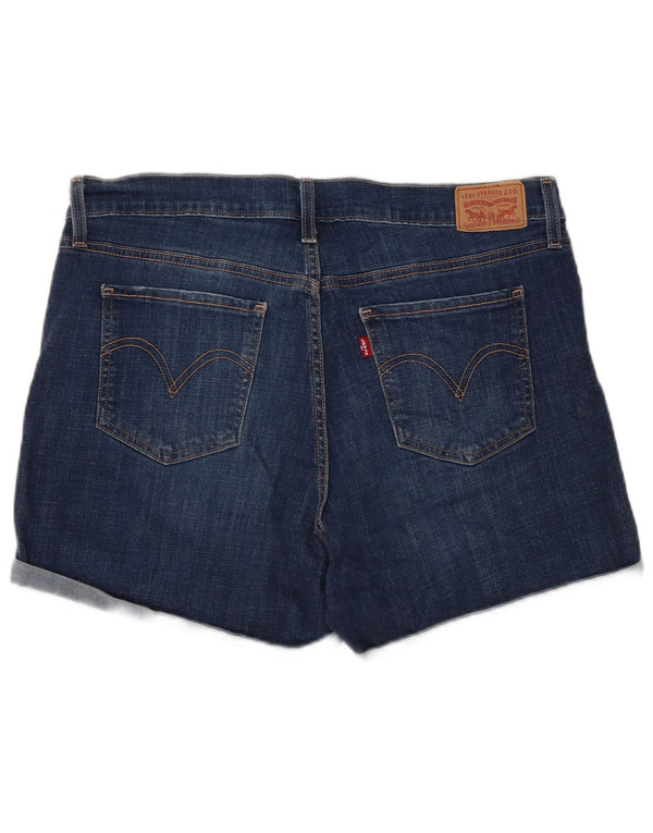 LEVI'S denimshorts til kvinder W32 Stor blå bomuld