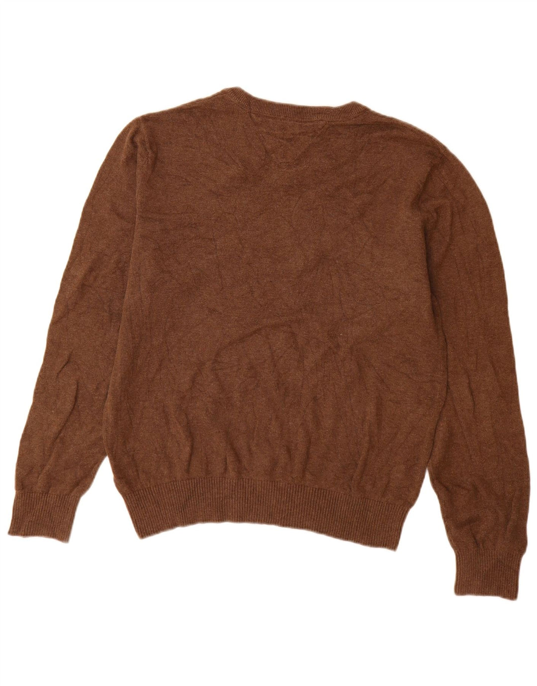Tommy Hilfiger Herre V-hals sweater Medium Brun Bomuld