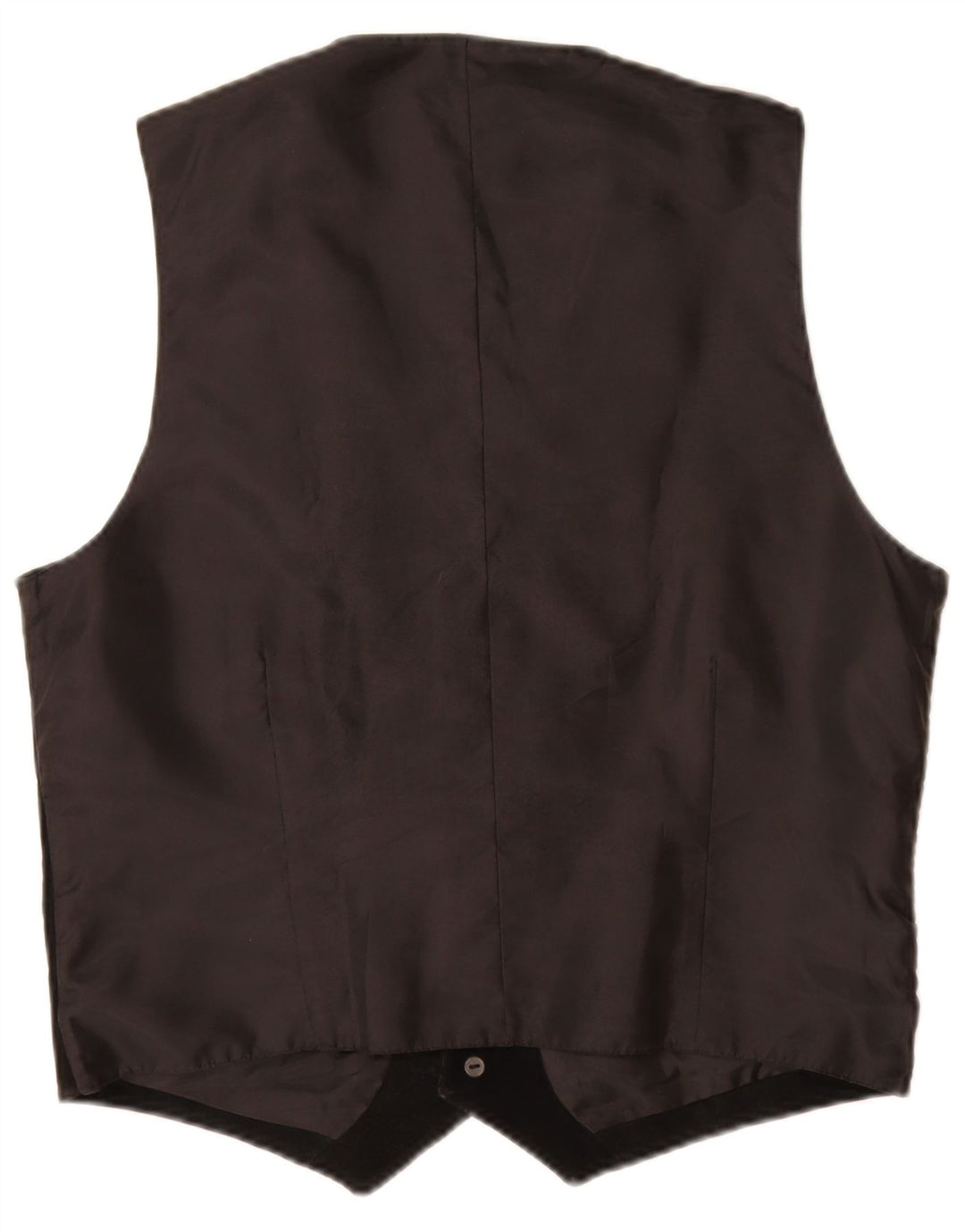 Vintage herre ruskind vest UK 40 medium sort læder