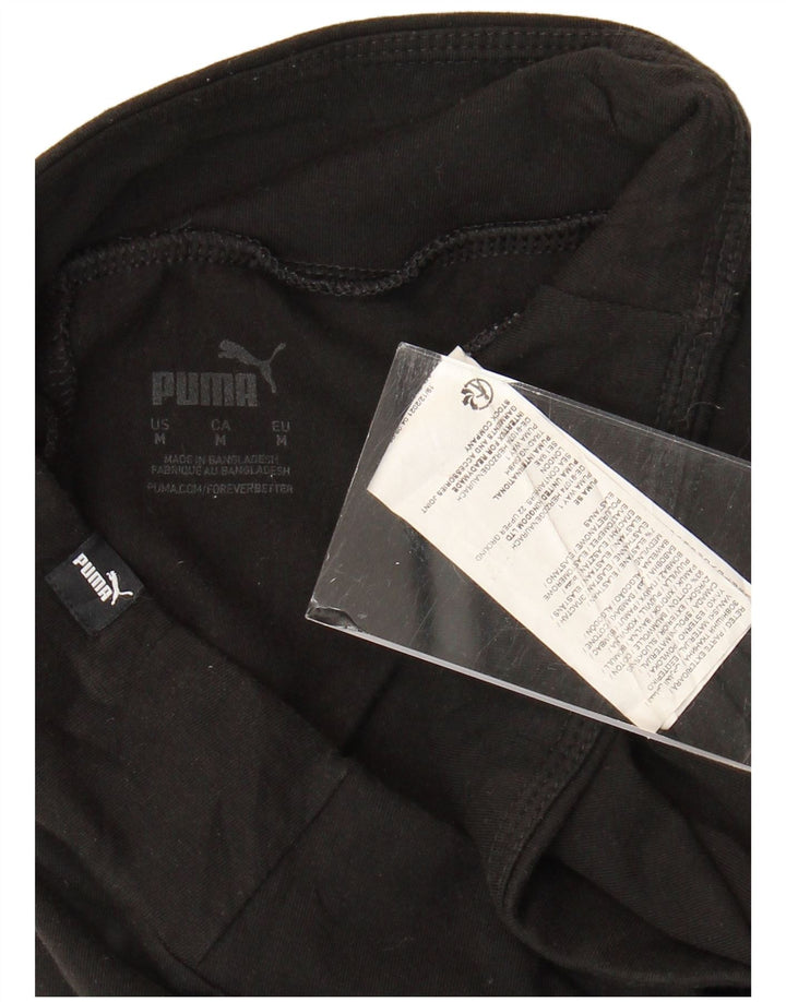 Puma Grafiske Leggings til kvinder UK 14 Medium Sort Bomuld